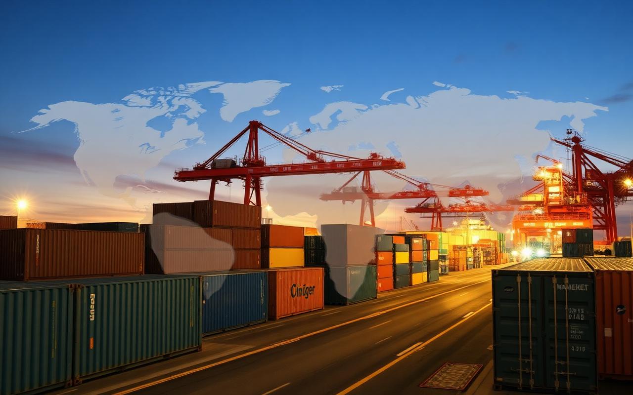 Global export shipping